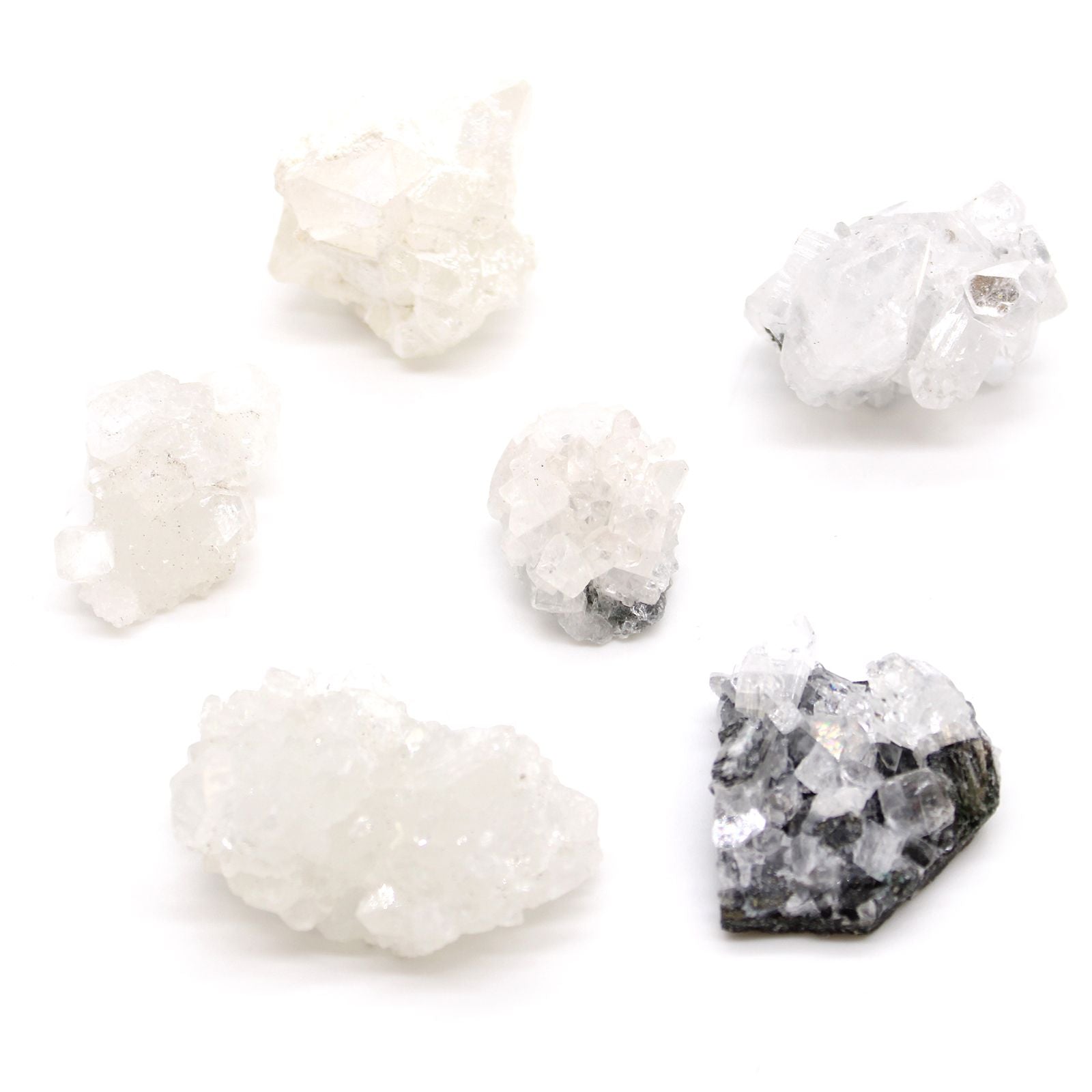 White Apophyllite Clusters 20-30mm - Vivid Aromas UK