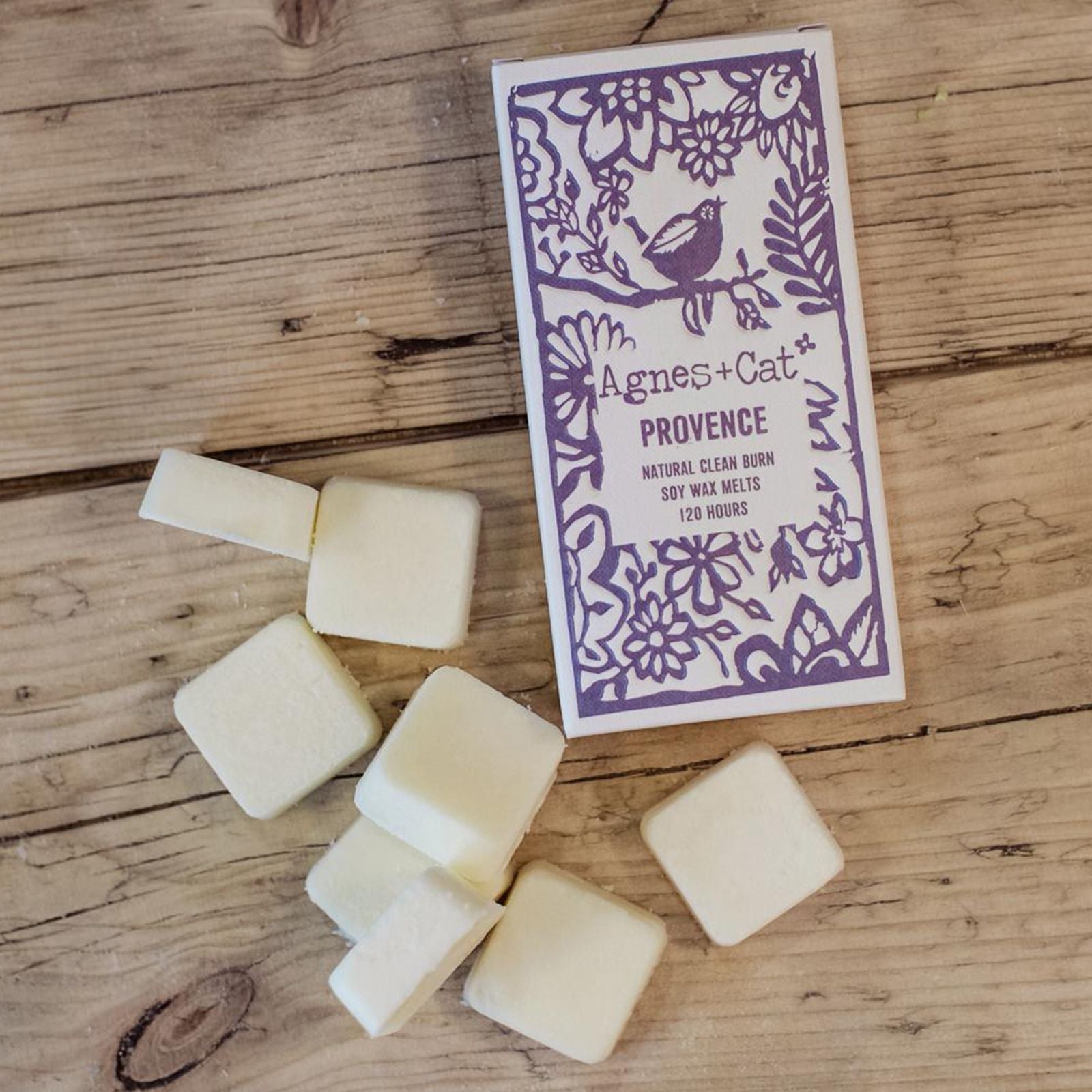 Agnes + Cat Box of 8 Wax Melts - Provence - Vivid Aromas UK