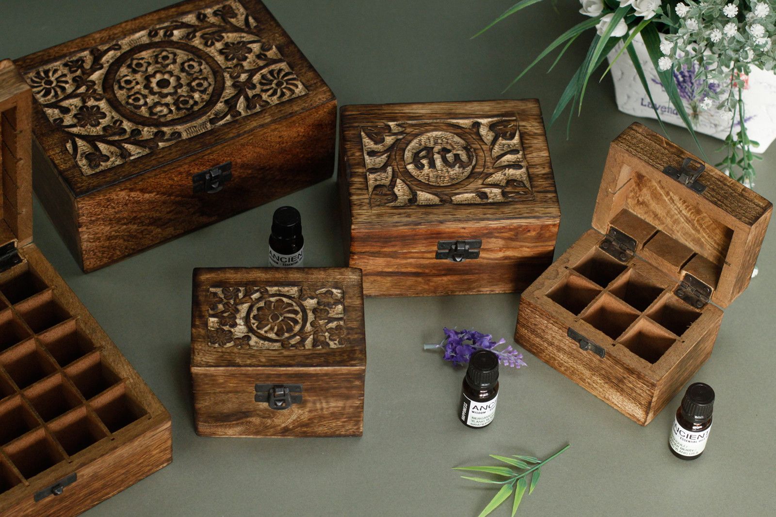 Mango Aromatherapy Box - AW (holds 12) - Vivid Aromas UK
