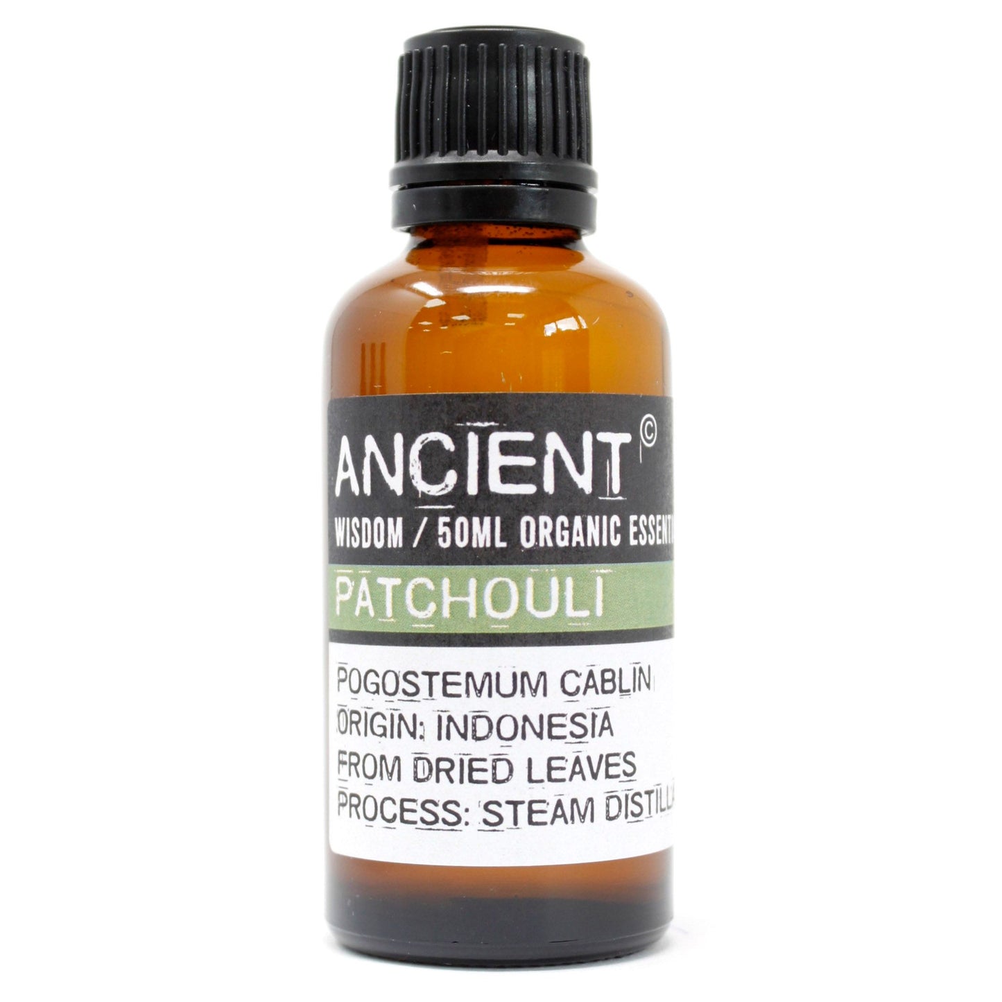 Patchouli Organic Essential Oil 50ml - Vivid Aromas UK