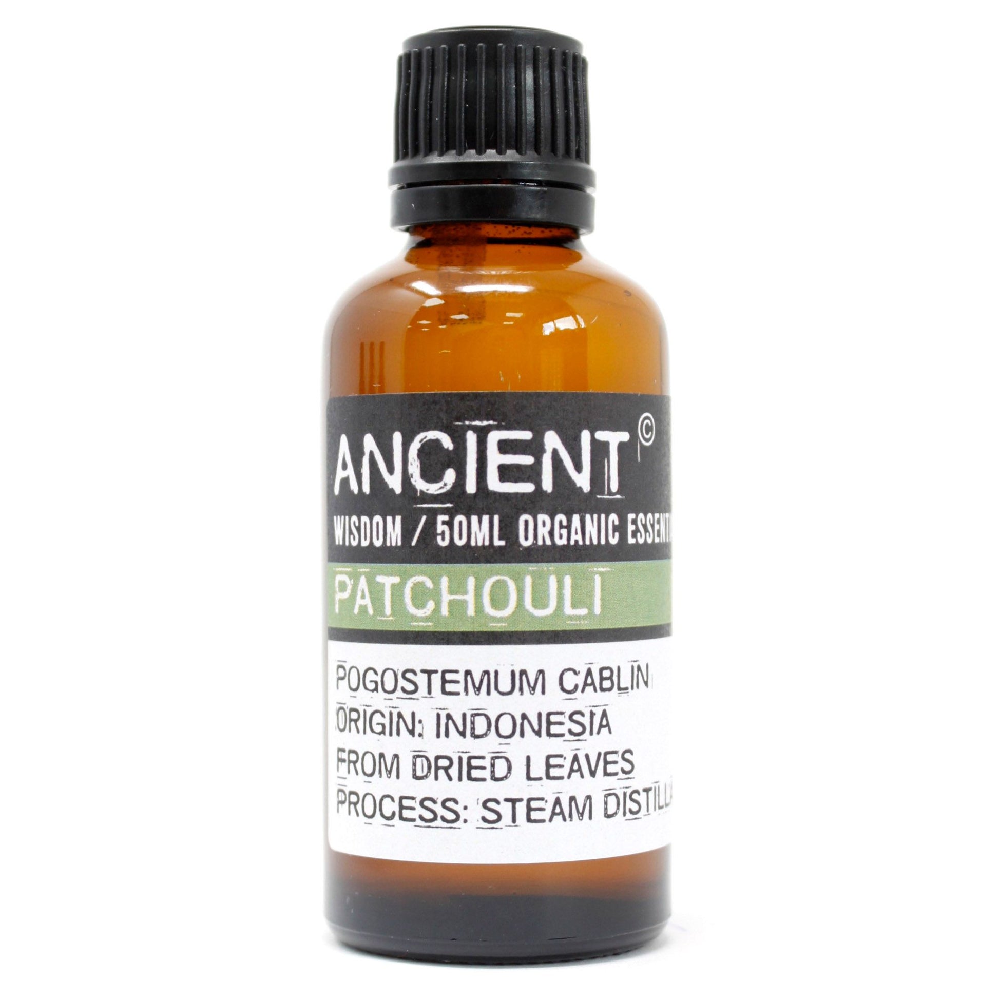 Patchouli Organic Essential Oil 50ml - Vivid Aromas UK