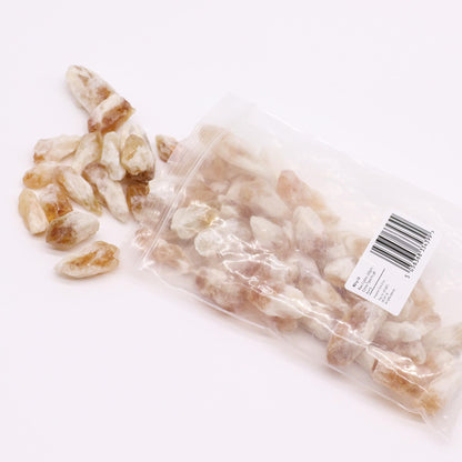 Raw Crystals (500gm) - Citrine Rough Points - Vivid Aromas UK