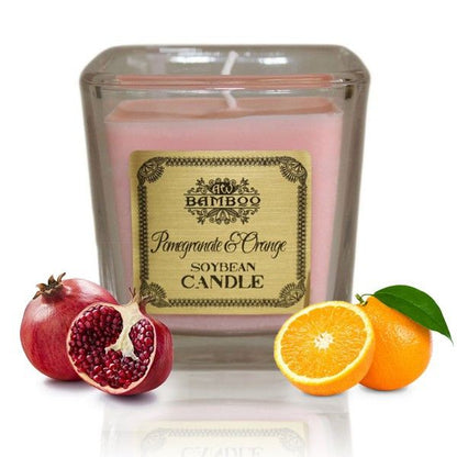 Soybean Candles - Pomegranate & Orange - Vivid Aromas UK