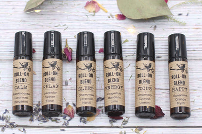 Agnes + Cat Roll On Essential Oil Blend - FOCUS - Vivid Aromas UK