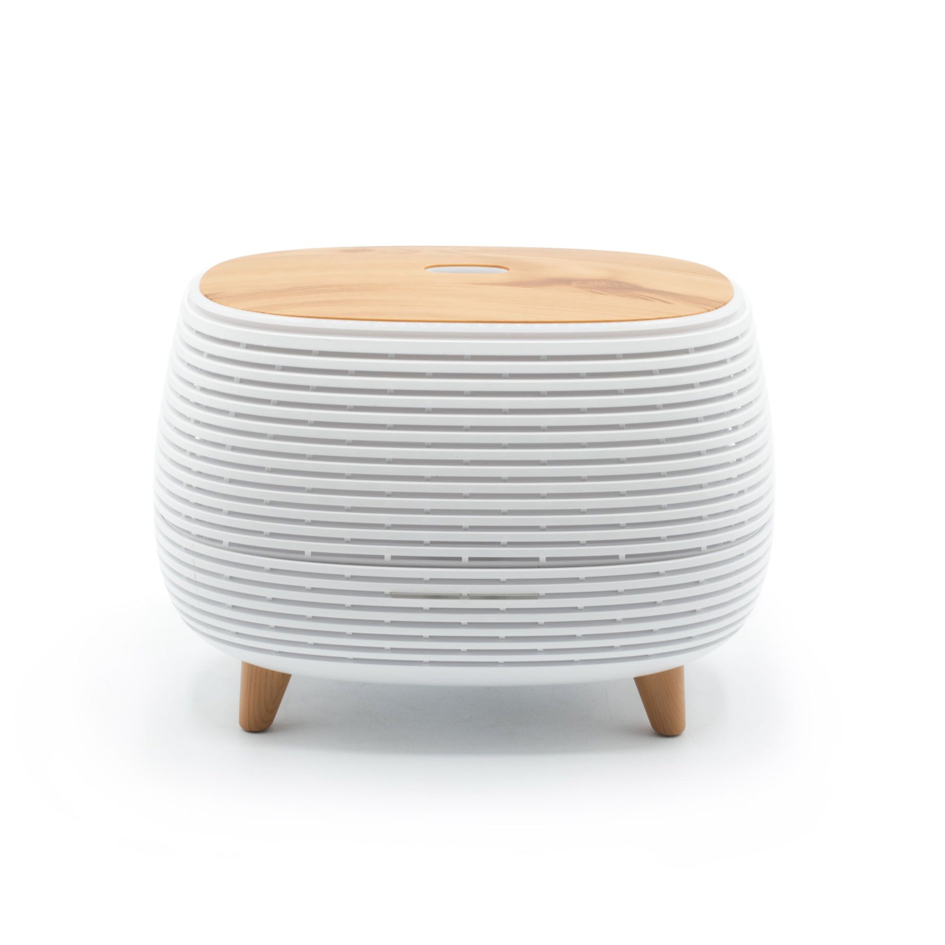 Futuristic Ribbed Aroma Diffuser with Colour-Changing Light - Vivid Aromas UK