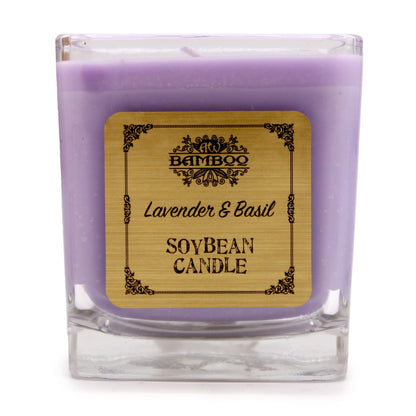 Soybean Jar Candles - Lavender & Basil - Vivid Aromas UK