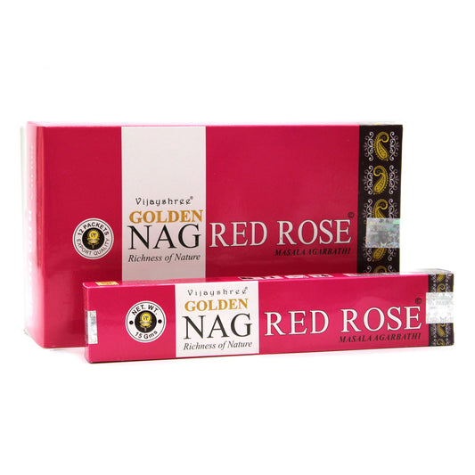 15g Golden Nag - Red Rose - Vivid Aromas UK