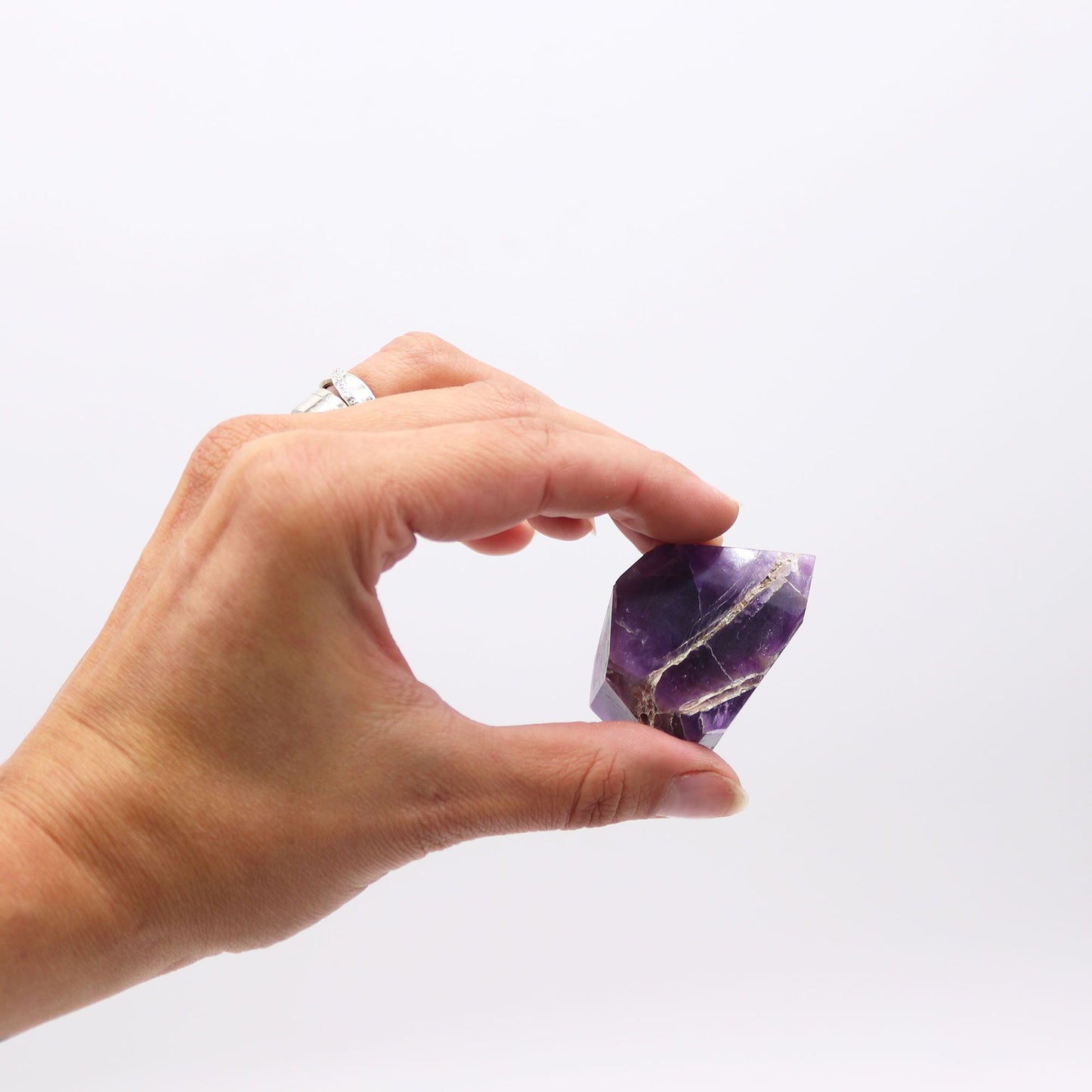 Gemstone Points approx 6cm (0.5KG) - African Amethyst (approx 8 pieces) - Vivid Aromas UK