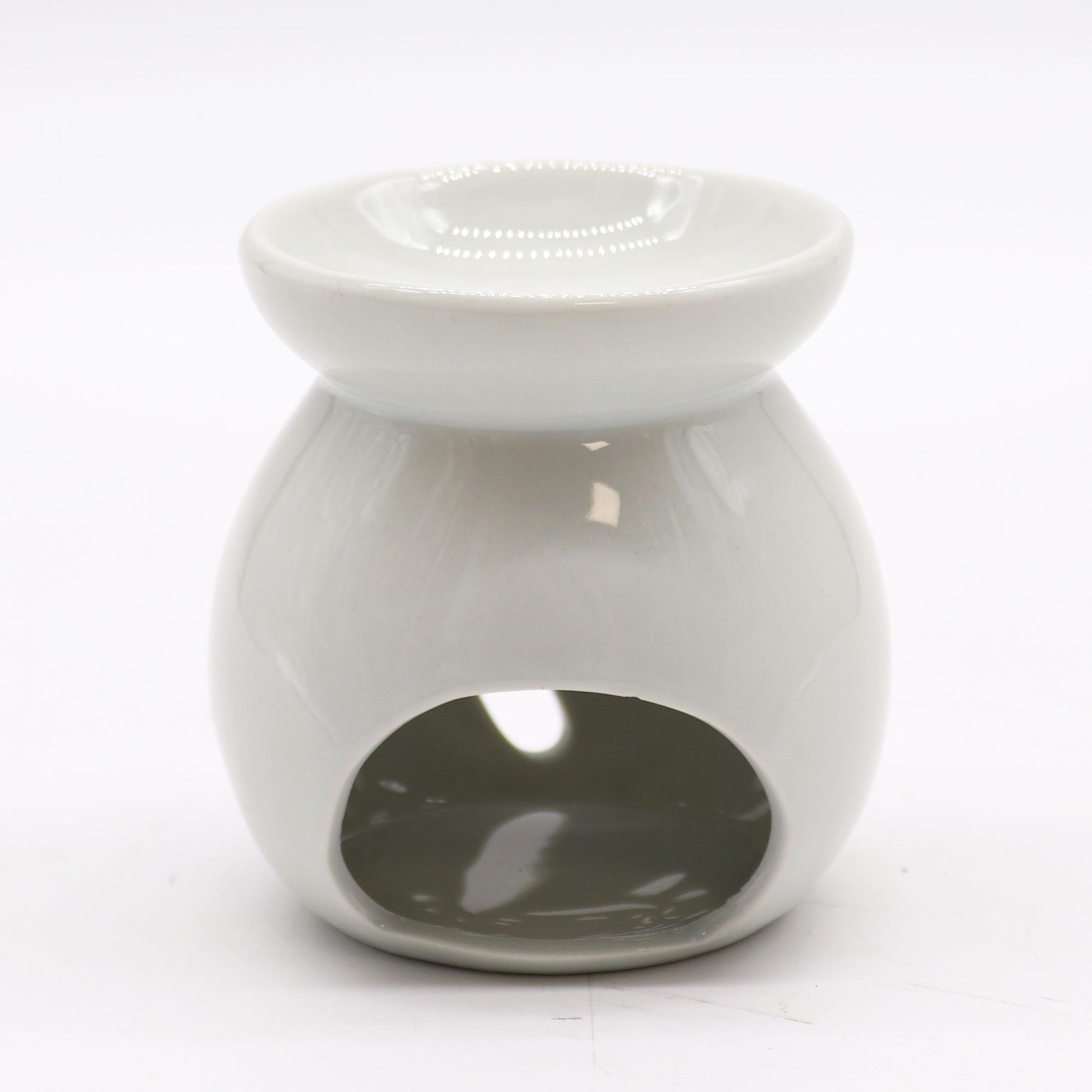 Sm Classic White Oil Burner - Tree Cut-out - Vivid Aromas UK