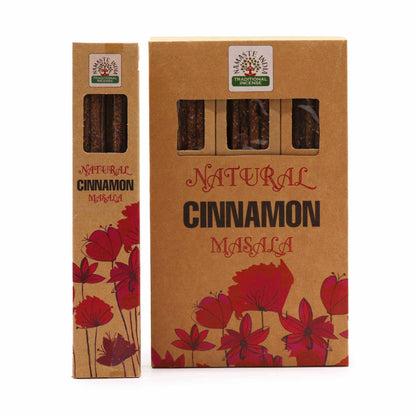 Natural Botanical Masala Incense - Cinnamon - Vivid Aromas UK
