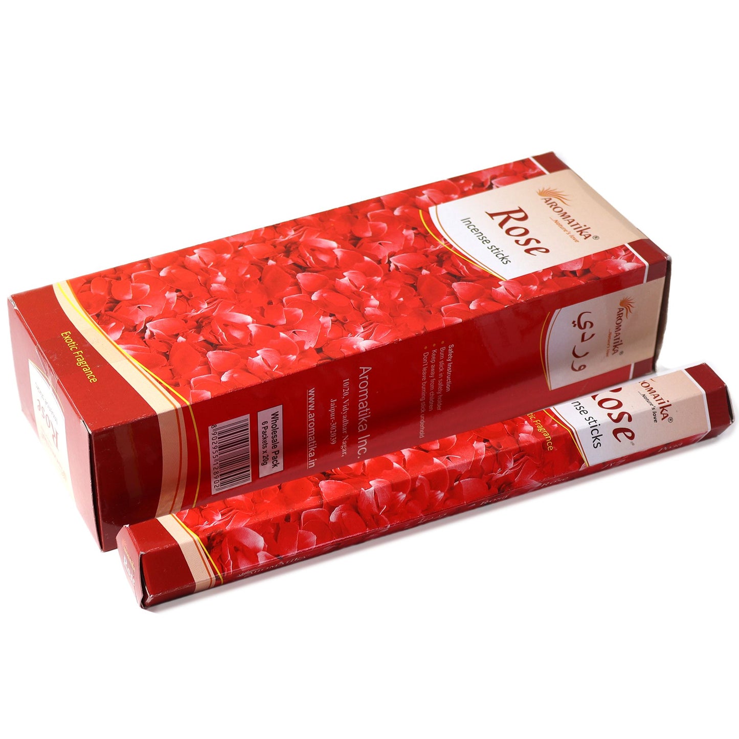 Aromatika Charcoal Free Hex Incense - Rose - Vivid Aromas UK