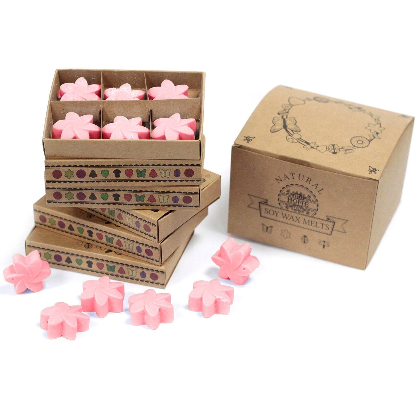 Box of 6 Wax Melts - Classic Rose - Vivid Aromas UK