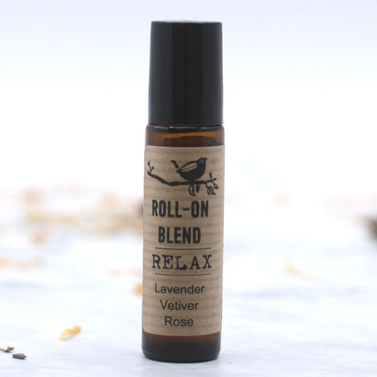 Agnes + Cat Roll On Essential Oil Blend - RELAX - Vivid Aromas UK