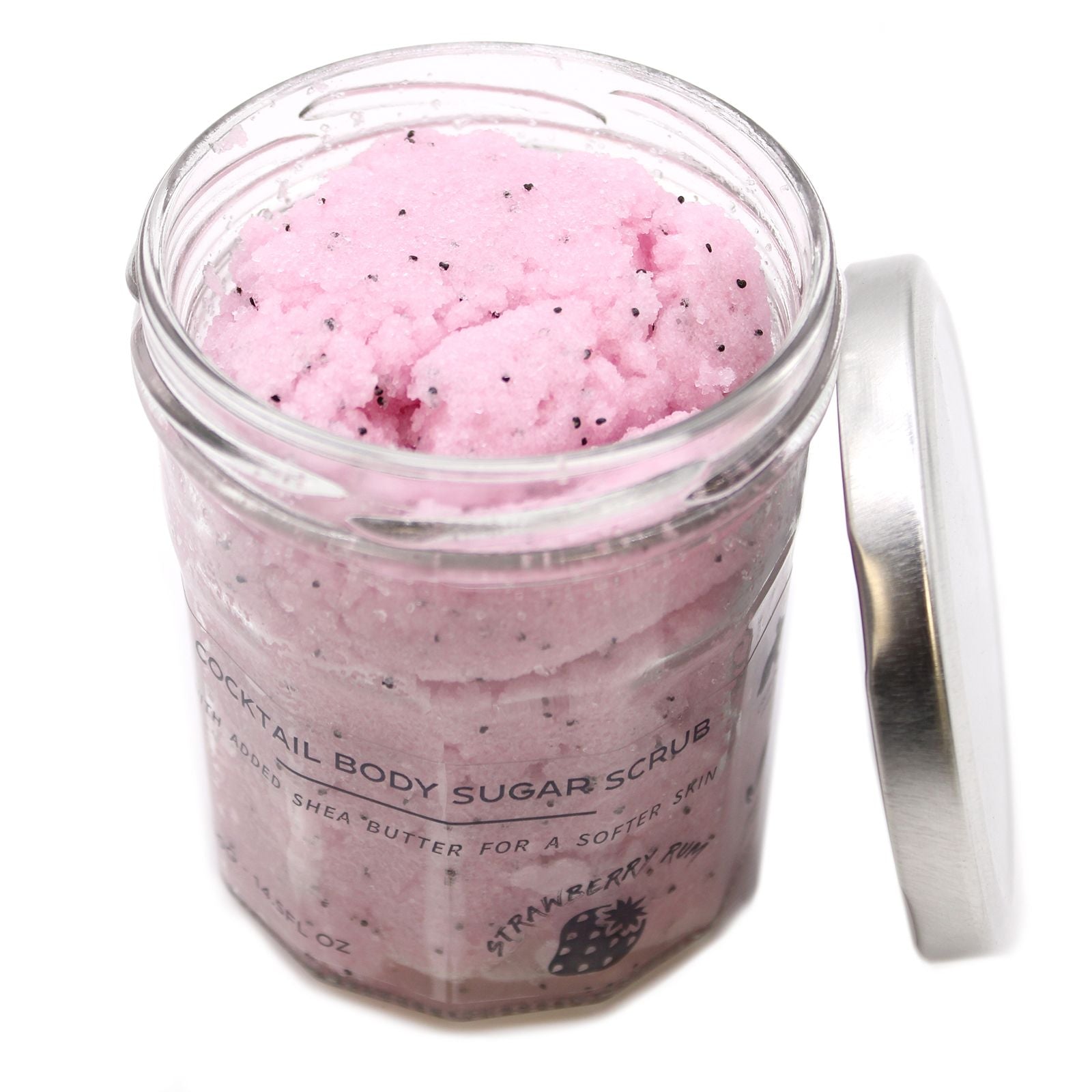 Fragranced Sugar Body Scrub - Strawberry Rum 300g - Vivid Aromas UK