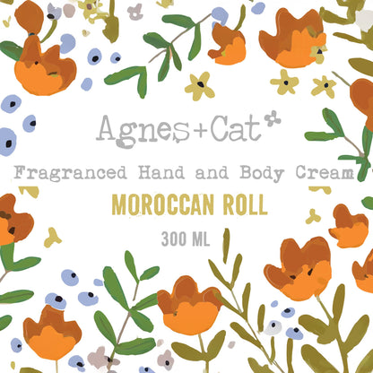 Agnes + Cat Hand & Body Cream - Moroccan Roll - Vivid Aromas UK