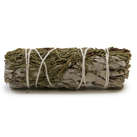 Smudge Stick - White Sage & Juniper 10cm - Vivid Aromas UK