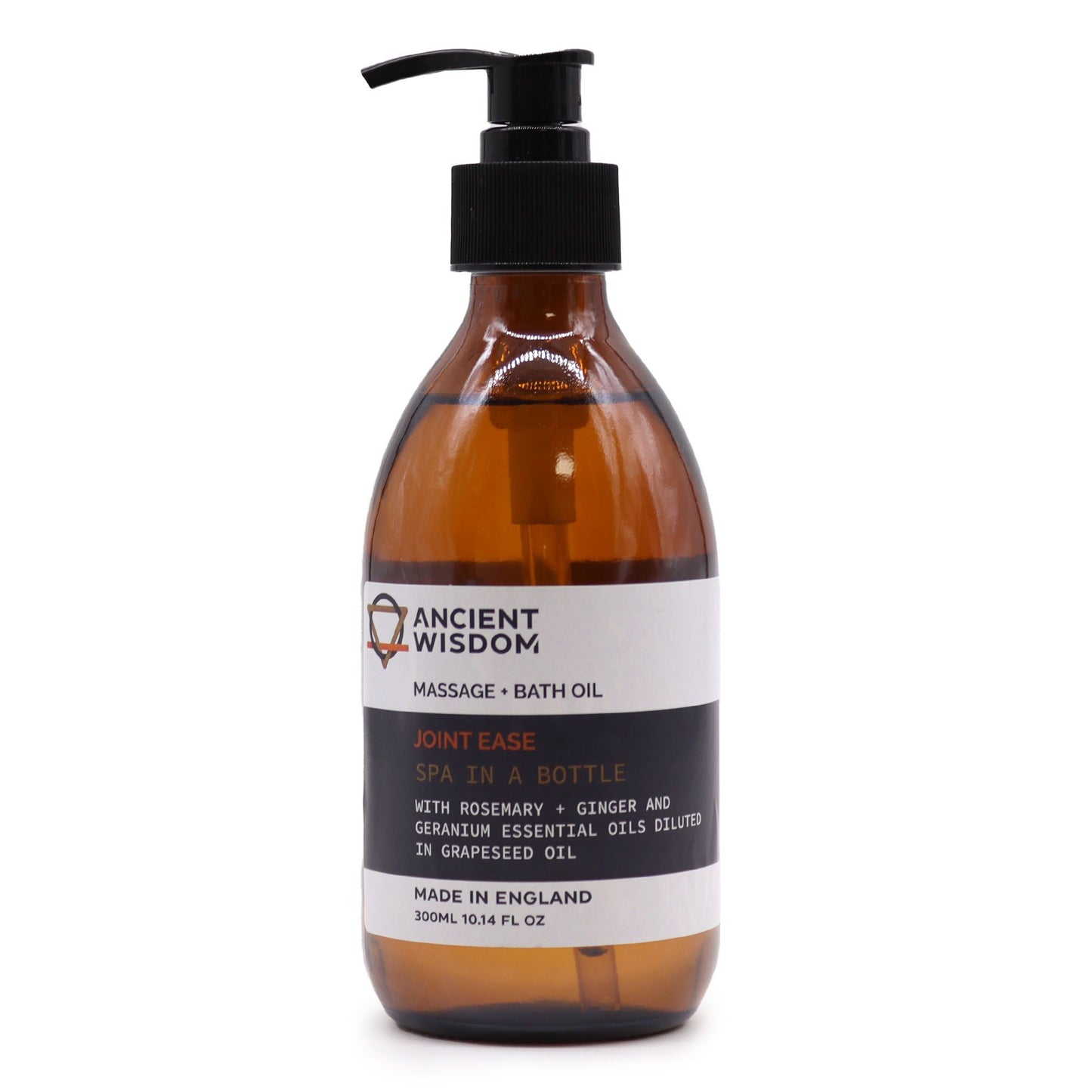 Aromatherapy Massage and Bath Oil - Joint Ease 300ml - Vivid Aromas UK