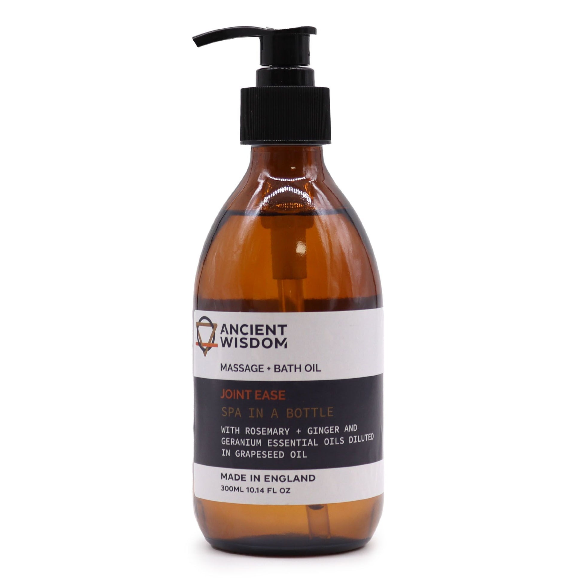 Aromatherapy Massage and Bath Oil - Joint Ease 300ml - Vivid Aromas UK