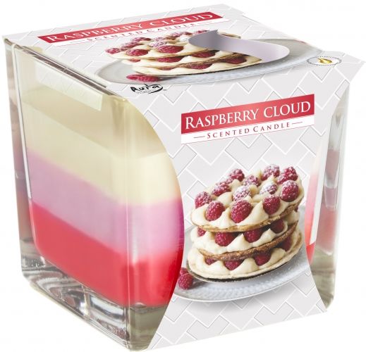 Rainbow Jar Candle - Raspberry Cloud - Vivid Aromas UK