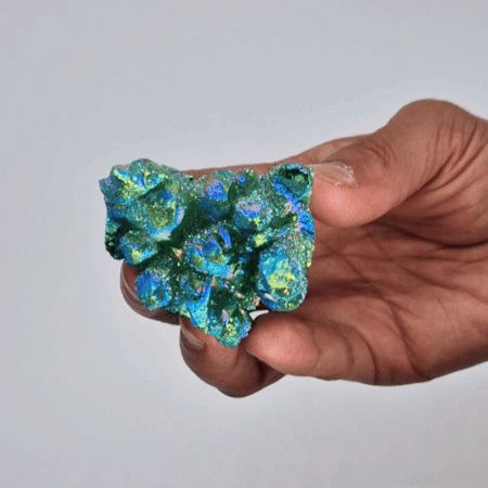 Med Enhanced Quartz - Aura Green Flame Quartz - Vivid Aromas UK