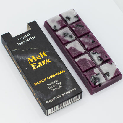 MeltEaze Wax Melts 50g - Obsidian Shield - Dragons Blood - Vivid Aromas UK