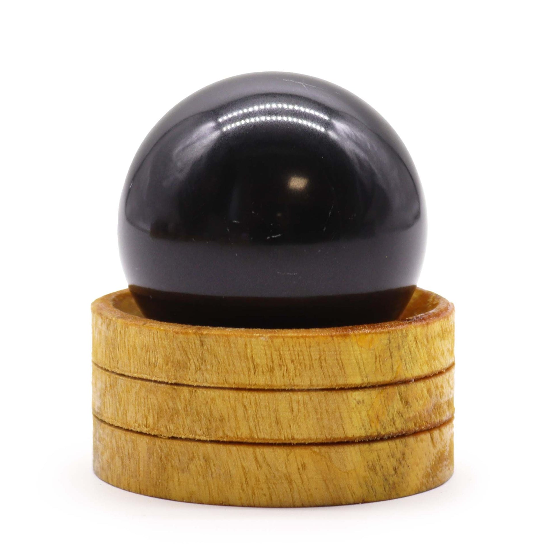 Gemstone Sphere 50mm - Tourmaline with Stand - Vivid Aromas UK