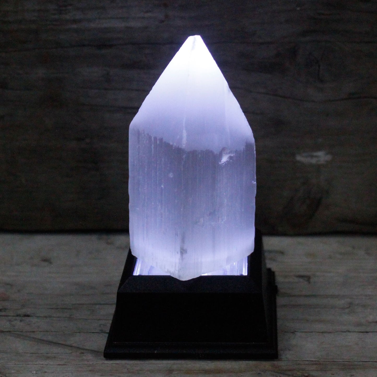 Selenite Pencil Point Tower - 10 cm - Vivid Aromas UK