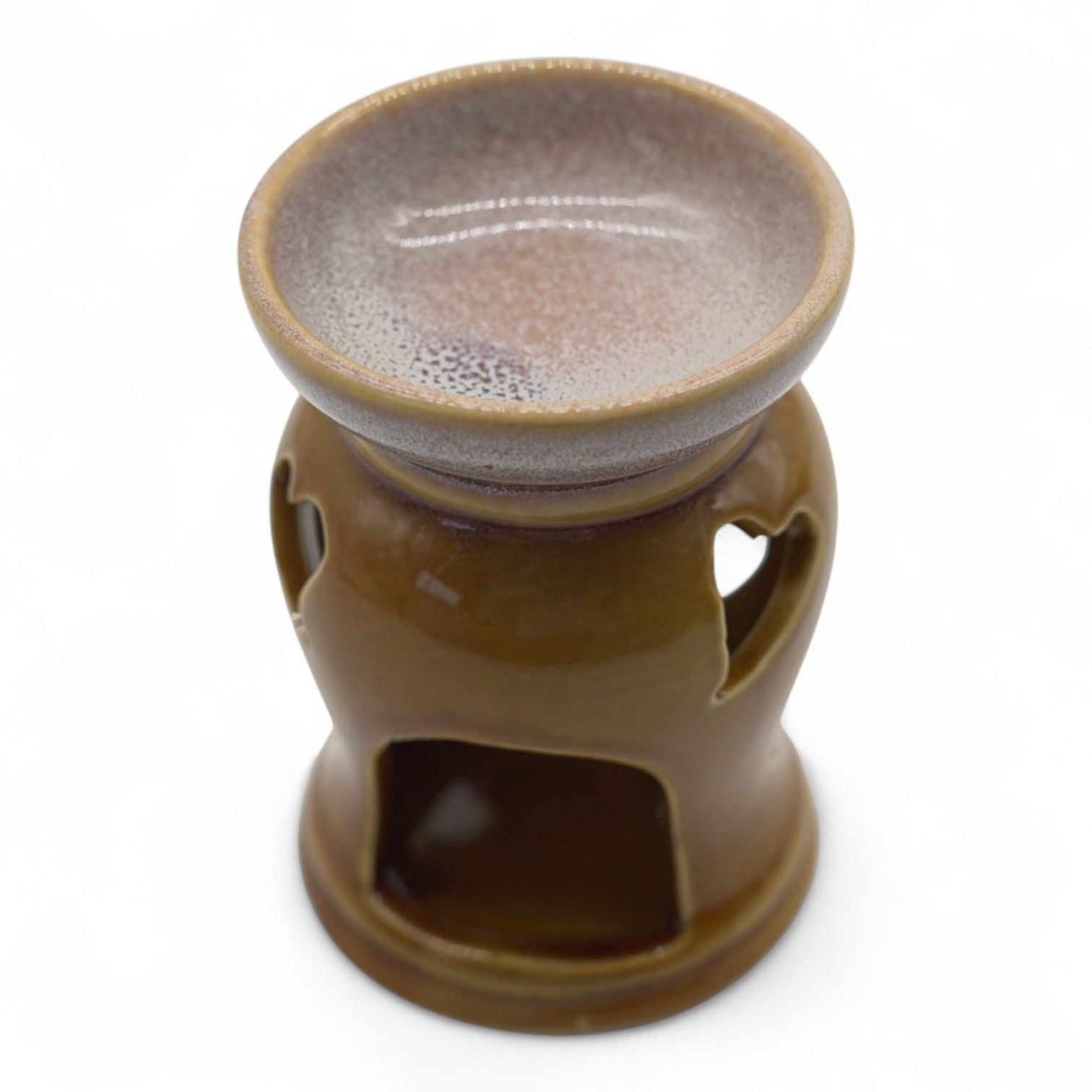 Classic Rustic Oil Burner - Heart Cut-out (assorted) - Vivid Aromas UK
