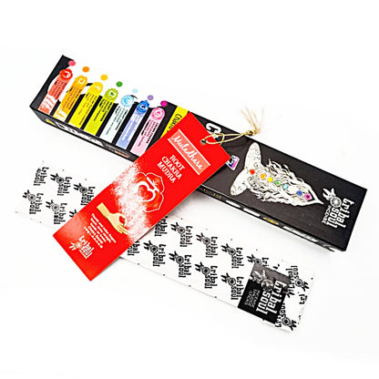 Tribal Soul Incense Sticks - 7 Chakras with Message Card - Vivid Aromas UK