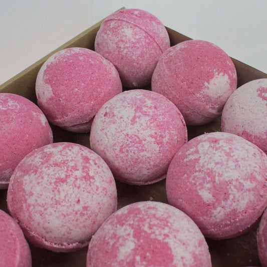 Set of 3 Cherry Bath Bombs - Vivid Aromas UK
