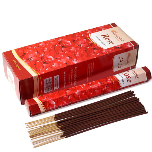 Aromatika Charcoal Free Hex Incense - Rose - Vivid Aromas UK