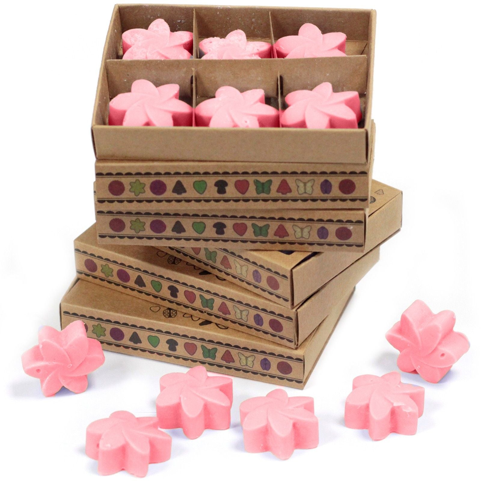 Box of 6 Wax Melts - Classic Rose - Vivid Aromas UK