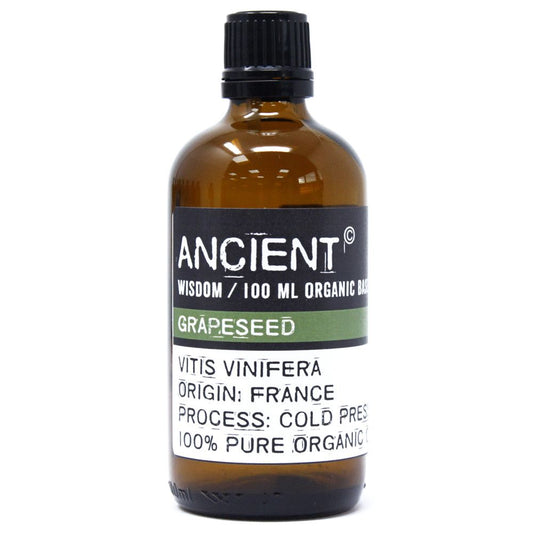 Grapeseed Organic Base Oil - 100ml - Vivid Aromas UK