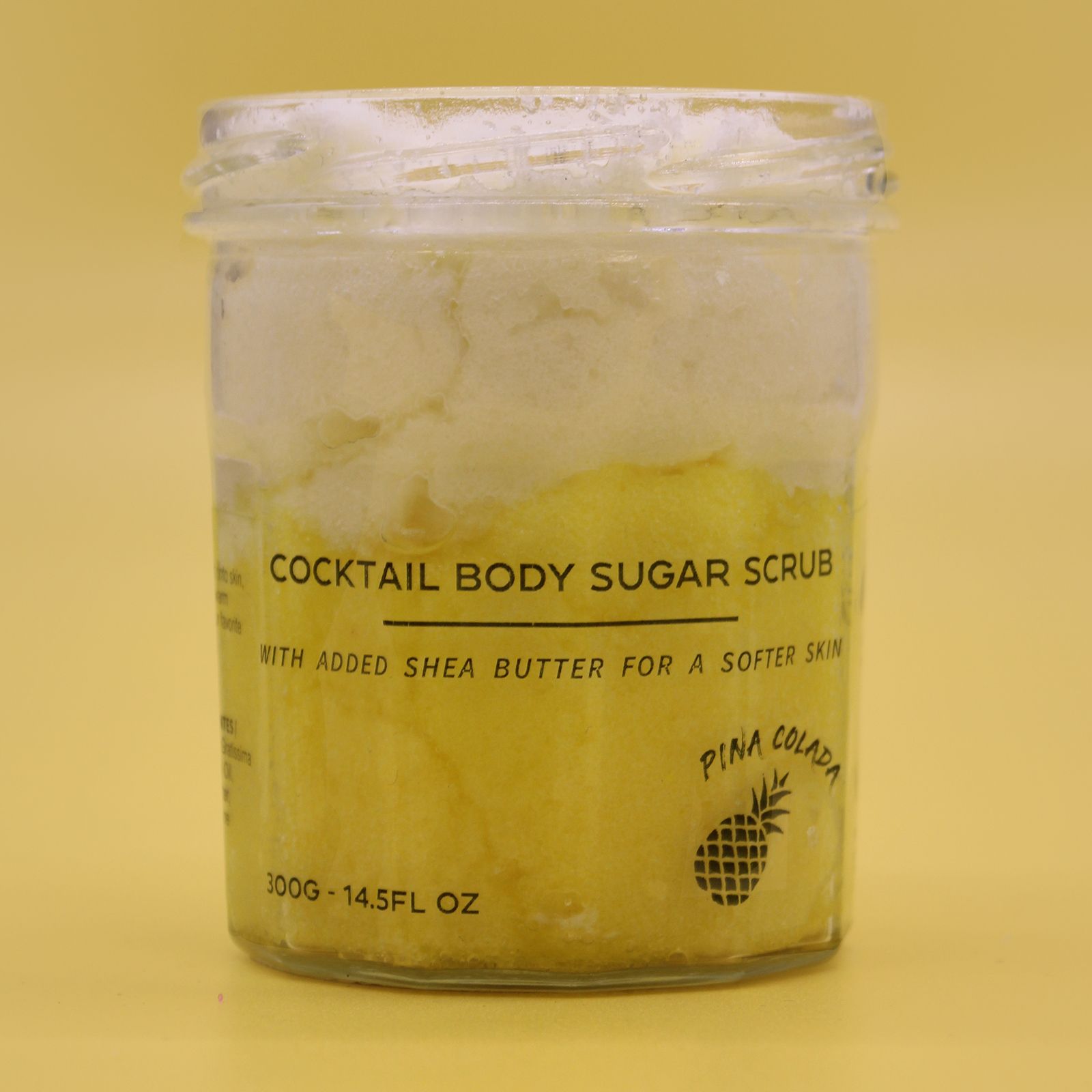 Fragranced Sugar Body Scrub - Pinacolada 300g - Vivid Aromas UK