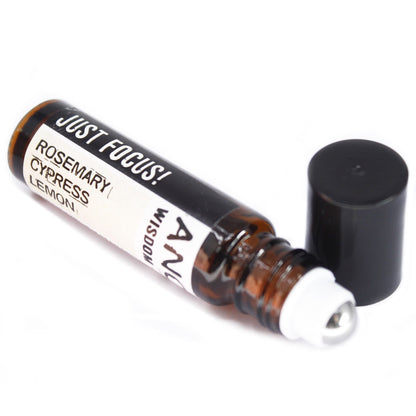 10ml Roll On Essential Oil Blend - Just Focus! - Vivid Aromas UK
