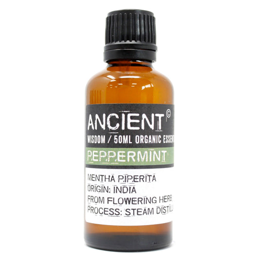 Peppermint Organic Essential Oil 50ml - Vivid Aromas UK