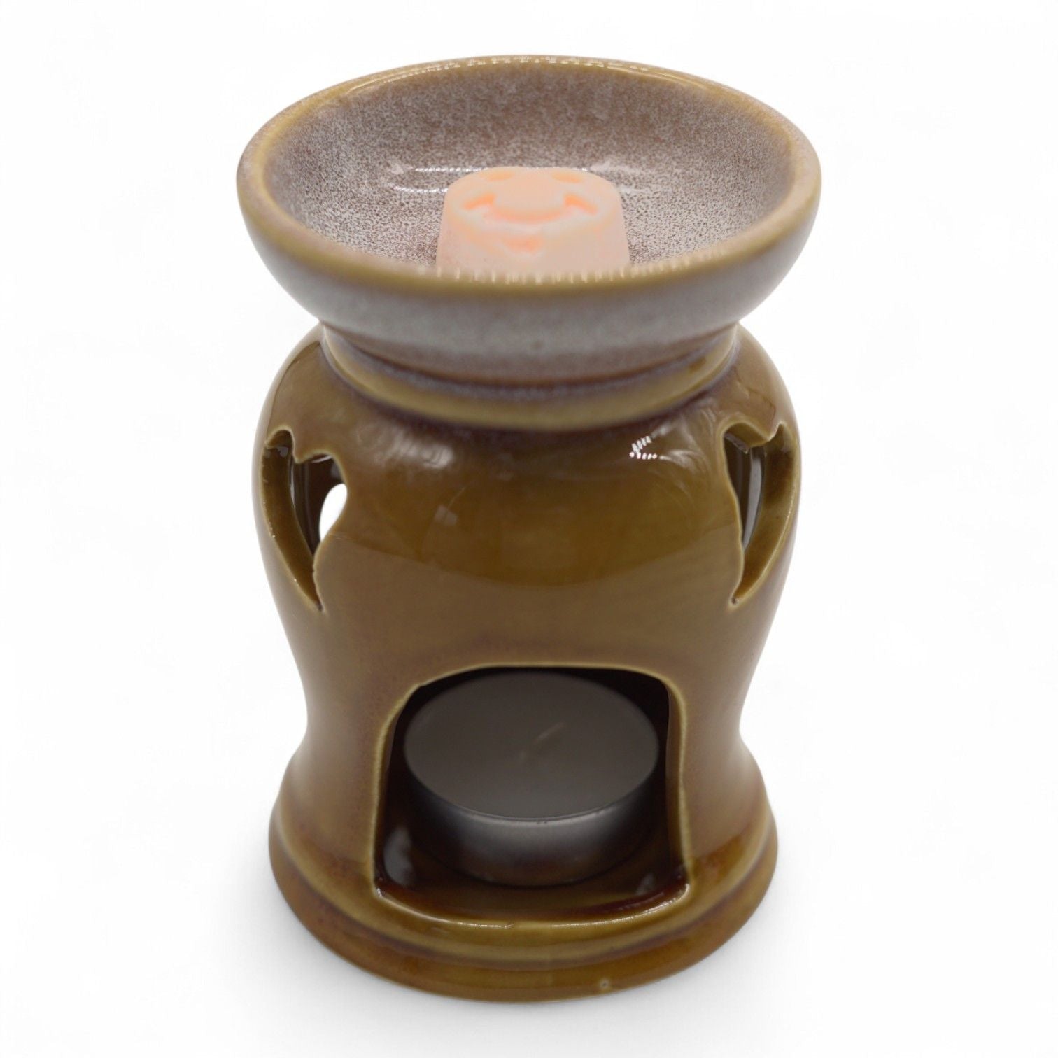 Classic Rustic Oil Burner - Heart Cut-out (assorted) - Vivid Aromas UK
