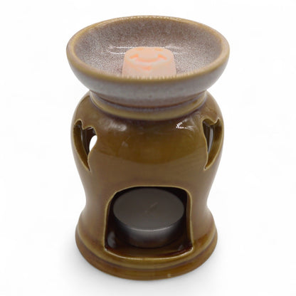 Classic Rustic Oil Burner - Heart Cut-out (assorted) - Vivid Aromas UK