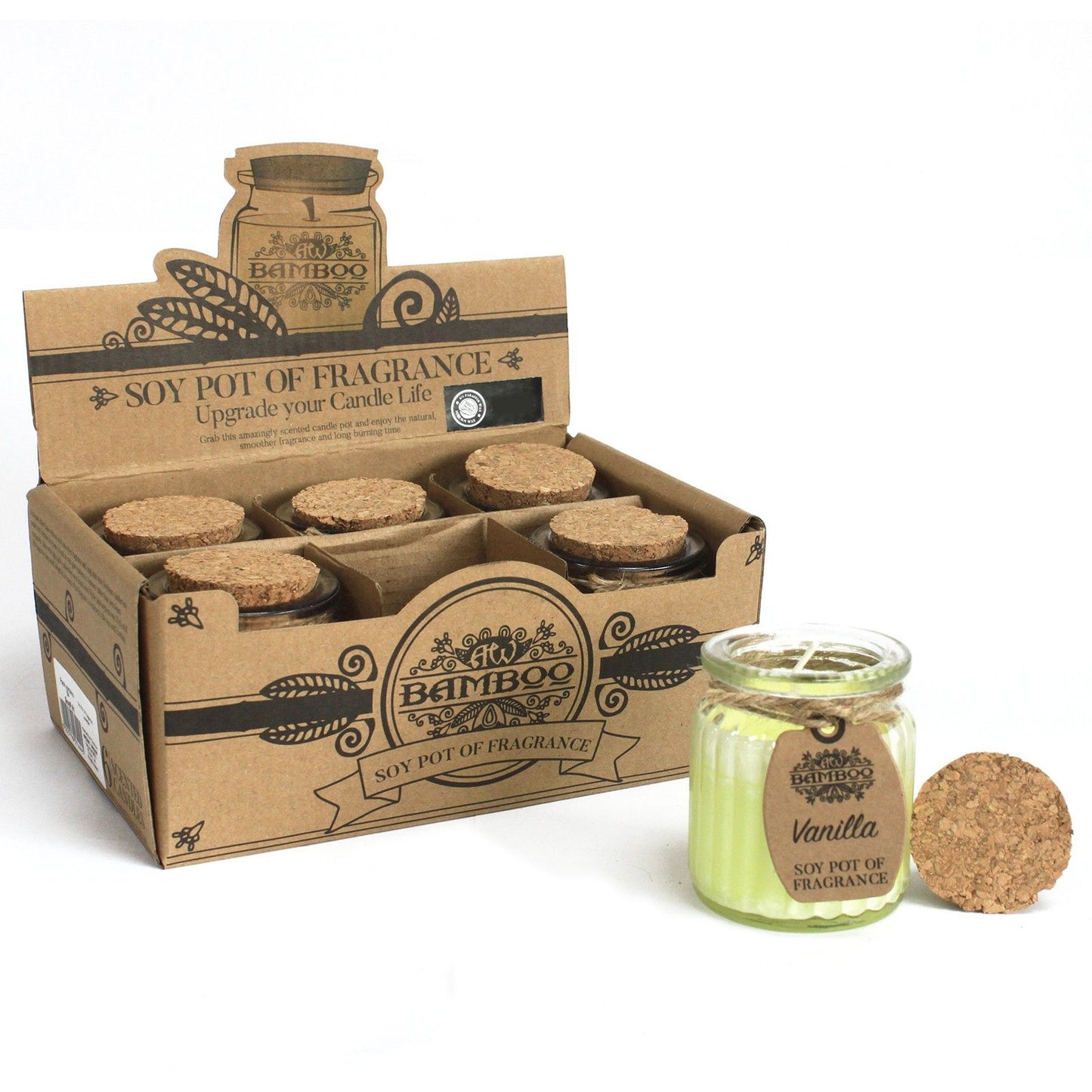 Vanilla Soy Pot of Fragrance Candles - Vivid Aromas UK