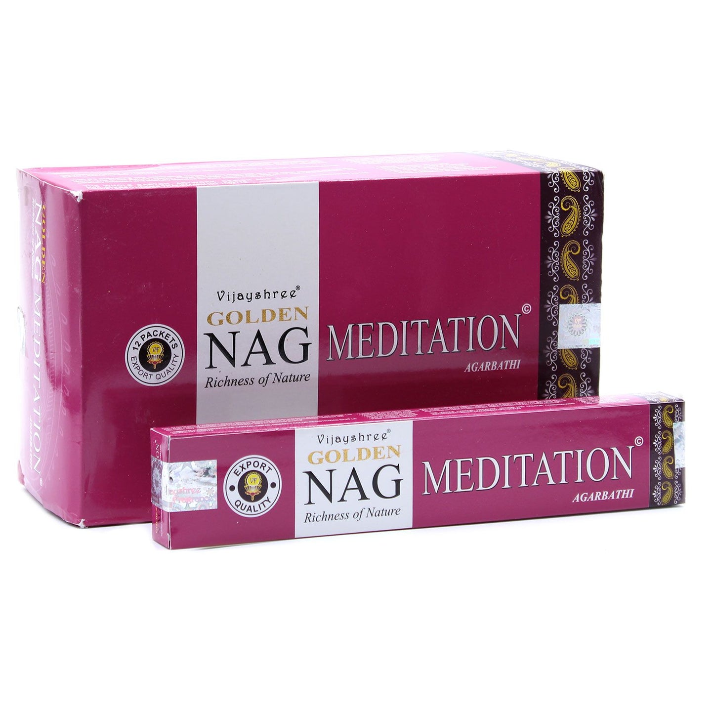 15g Golden Nag - Meditation Incense - Vivid Aromas UK
