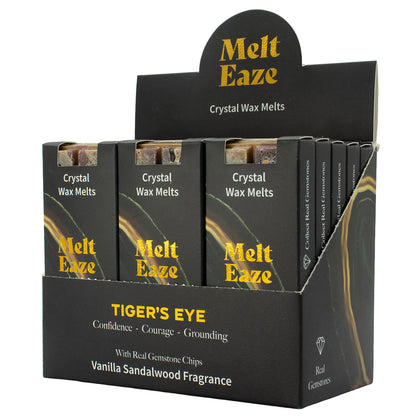 MeltEaze Wax Melts 50g - Tigereye Strength - Vanilla Sandalwood - Vivid Aromas UK