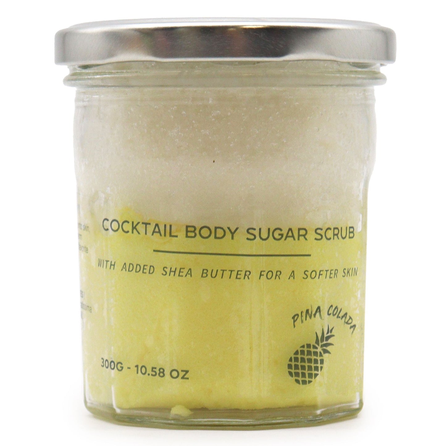 Fragranced Sugar Body Scrub - Pinacolada 300g - Vivid Aromas UK