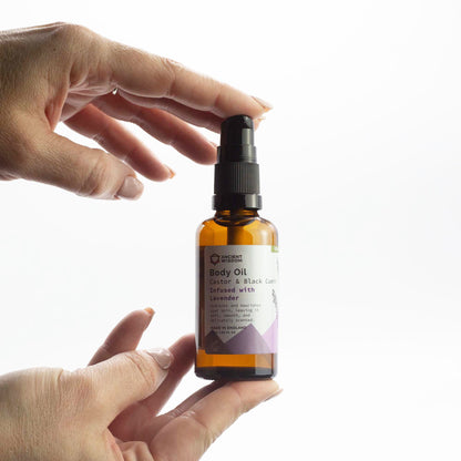 Organic Body Oil 50ml - Lavender - Vivid Aromas UK