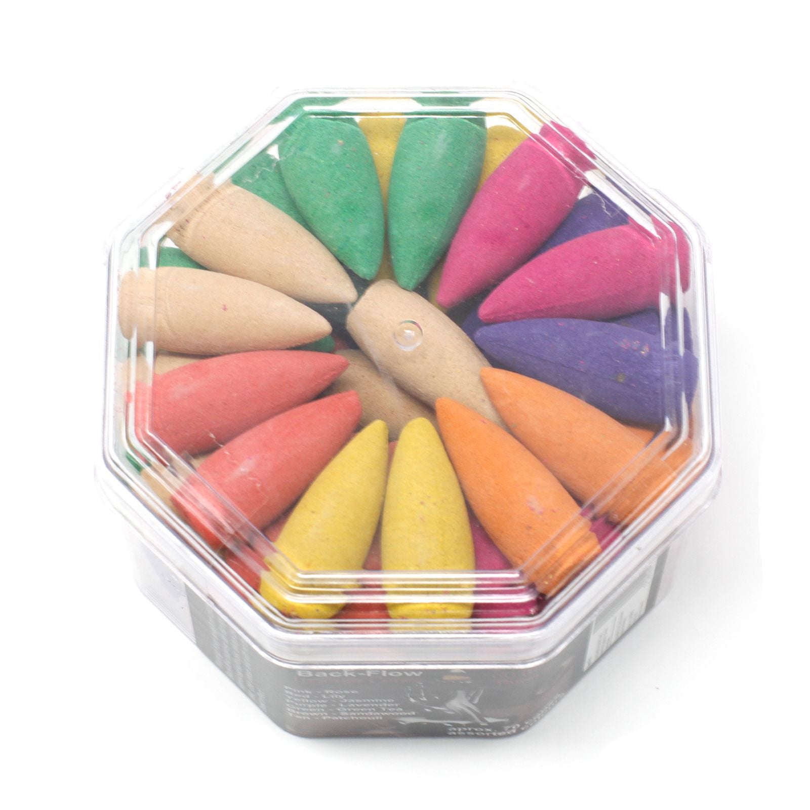 Long Backflow Incense Cones - Assorted Fragrances - 30 mins Burning time - Vivid Aromas UK