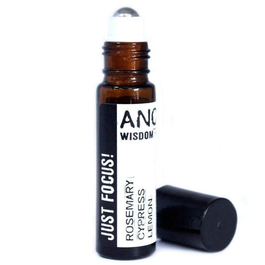 10ml Roll On Essential Oil Blend - Just Focus! - Vivid Aromas UK