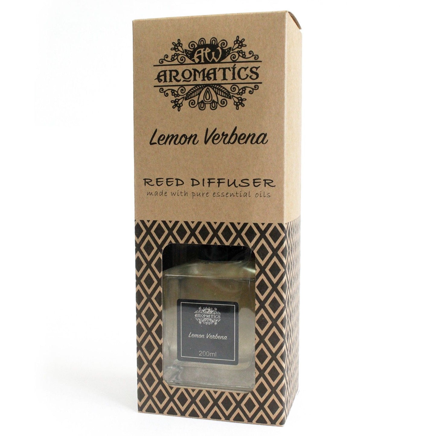 200ml Lemon Verbena Essential Oil Reed Diffuser - Vivid Aromas UK