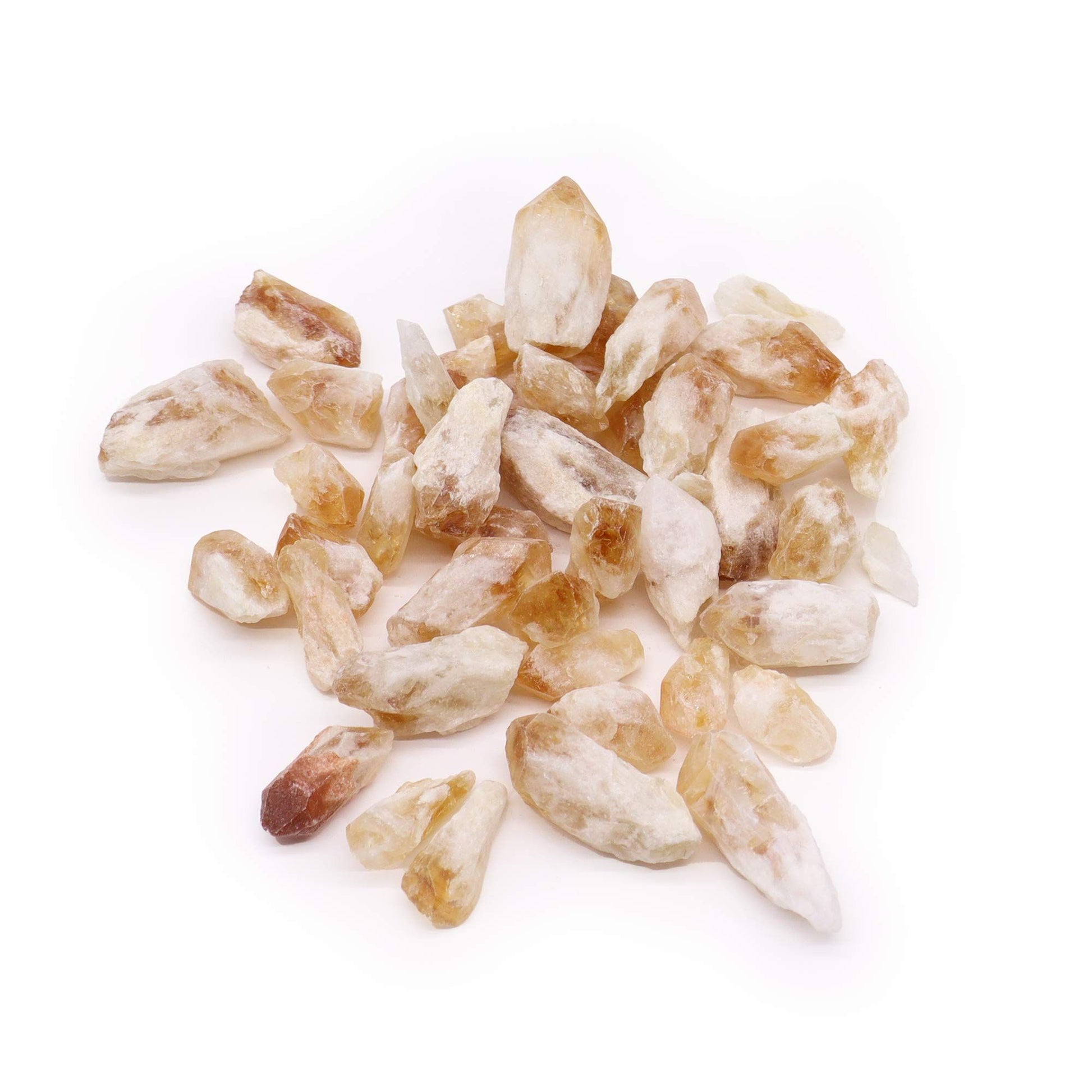 Raw Crystals (500gm) - Citrine Rough Points - Vivid Aromas UK