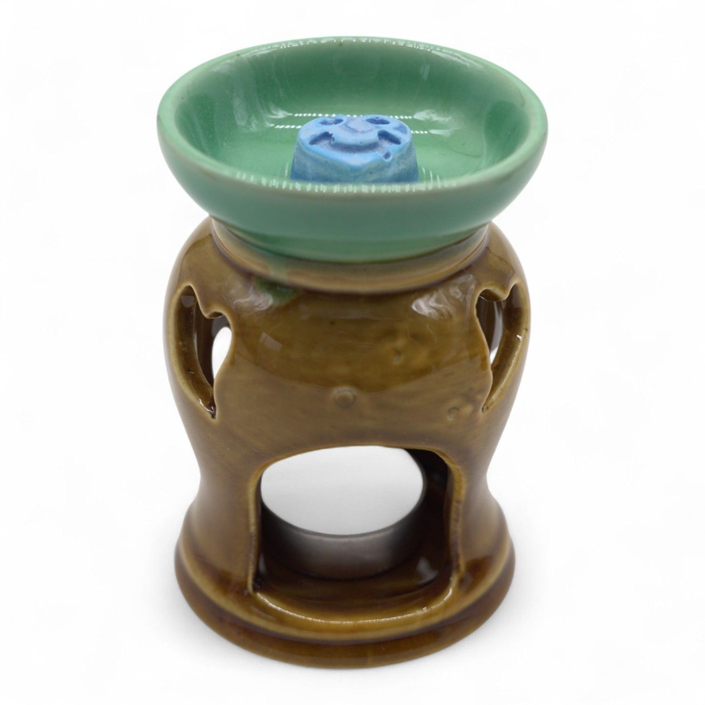 Classic Rustic Oil Burner - Heart Cut-out (assorted) - Vivid Aromas UK