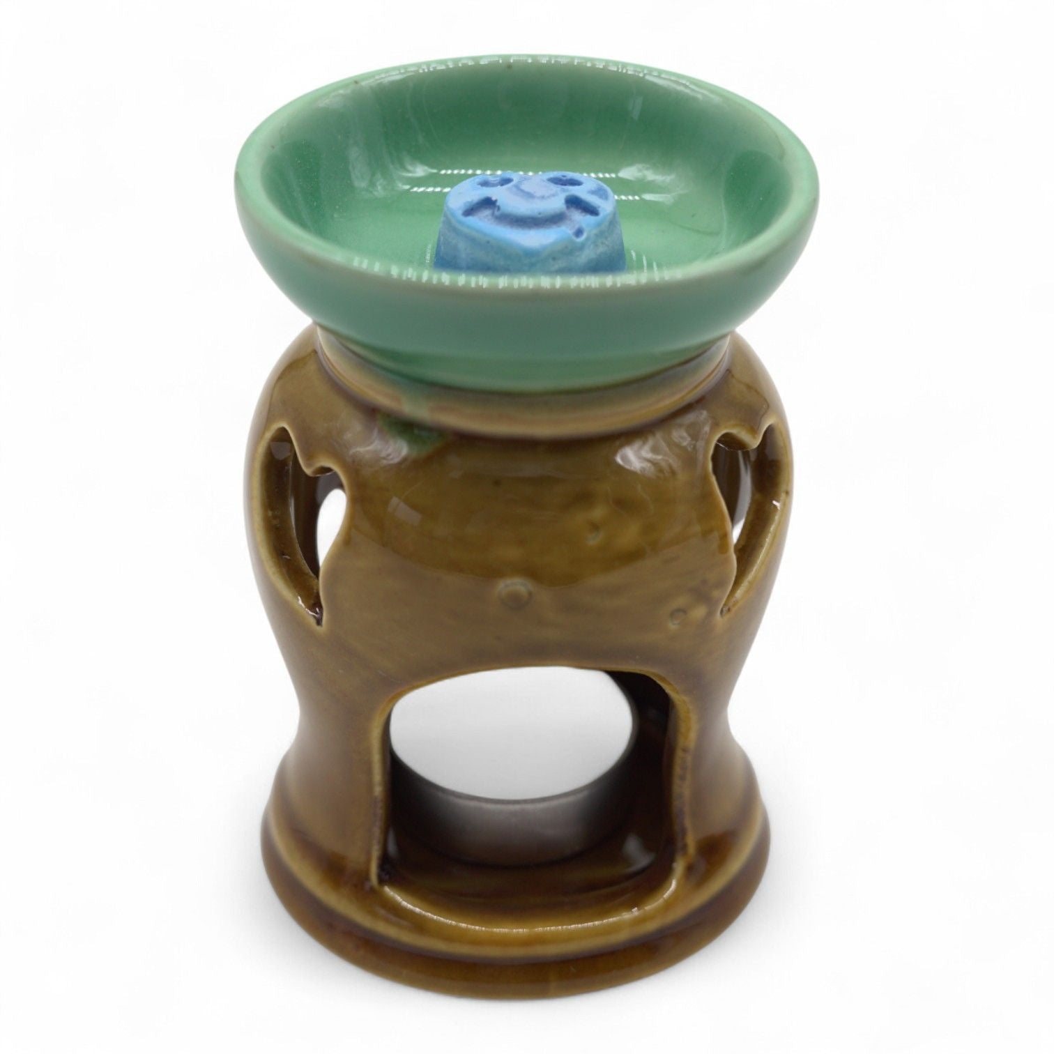 Classic Rustic Oil Burner - Heart Cut-out (assorted) - Vivid Aromas UK