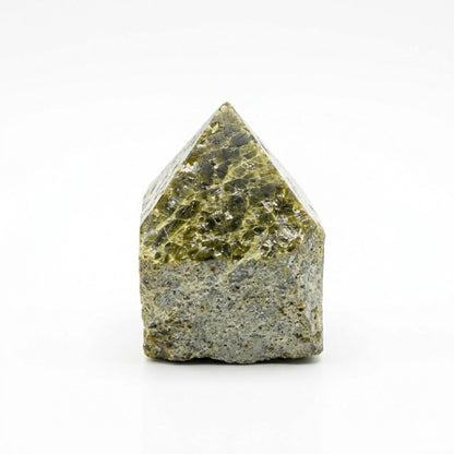 Gemstone Top Polished Points - Epidote A grade (approx 5-6 pieces) - Vivid Aromas UK